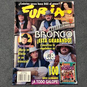 Furia musical magazine 1994 grupo bronco Dax Yuri poster La maffia comic